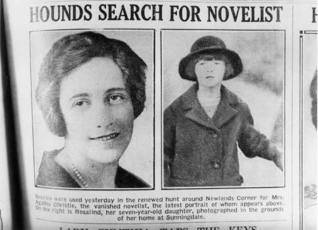 Agatha Christie disappearance